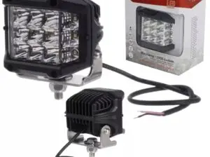 MOCNA LAMPA ROBOCZA LED KWADRATOWA 22,5W 2850L 12/24V ŚWIATŁO KRÓTKIE
