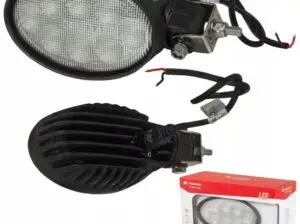 MOCNA WYDAJNA LAMPA ROBOCZA LED OWALNA 24W 2240LM ŚWIATŁO ROZROSZONE 8 LED