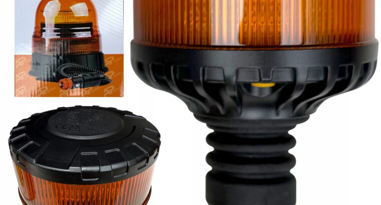 LAMPA BŁYSKOWA LED KOGUT LED LEDOWY 12-24V UCHWYT MIĘKKI ODPORNY NA GAŁĘZIE