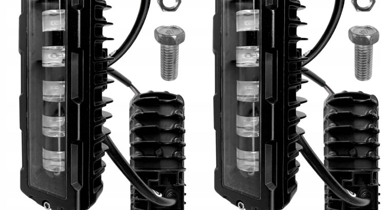 LAMPA ROBOCZA LED HALOGEN PROSTOKĄTNY LED 32W MOCNY 6 MOCNYCH DIOD LED
