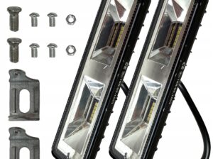 LAMPA ROBOCZA PANEL LED PROSTOKĄTNA 12 LED 147X37X41MM OBUDOWA ALUMINIOWA