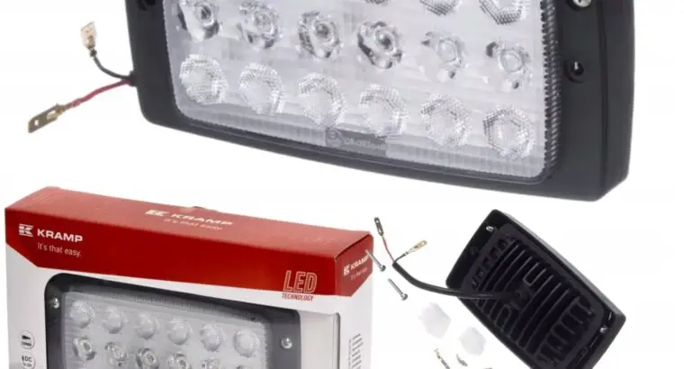 MOCNA LAMPA ROBOCZA LED PROSTOKĄT 27W 3375LM 12/24V ŚWIATŁO ROZPROSZONE