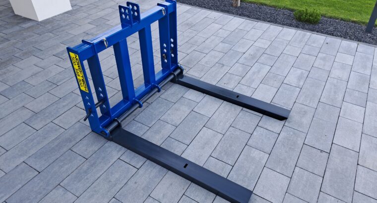 paleciak na tył ciągnika z regulacją szerokości, widły do palet,nowość