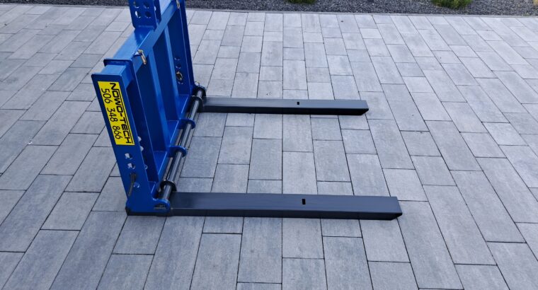 paleciak na tył ciągnika z regulacją szerokości, widły do palet,nowość