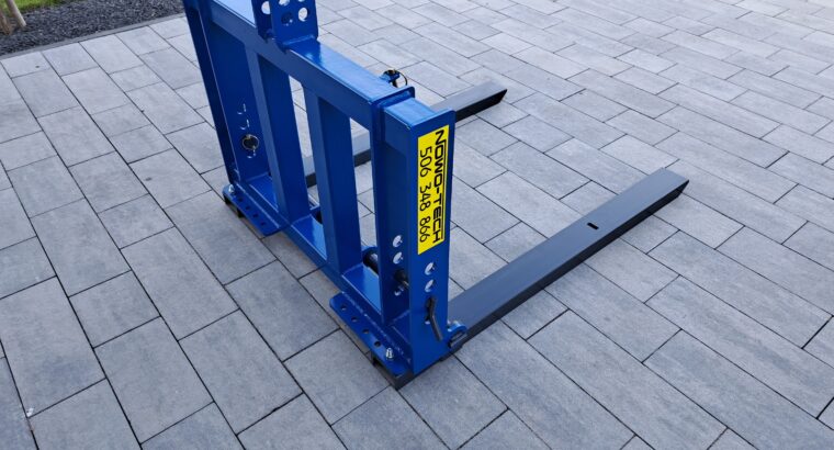 paleciak na tył ciągnika z regulacją szerokości, widły do palet,nowość