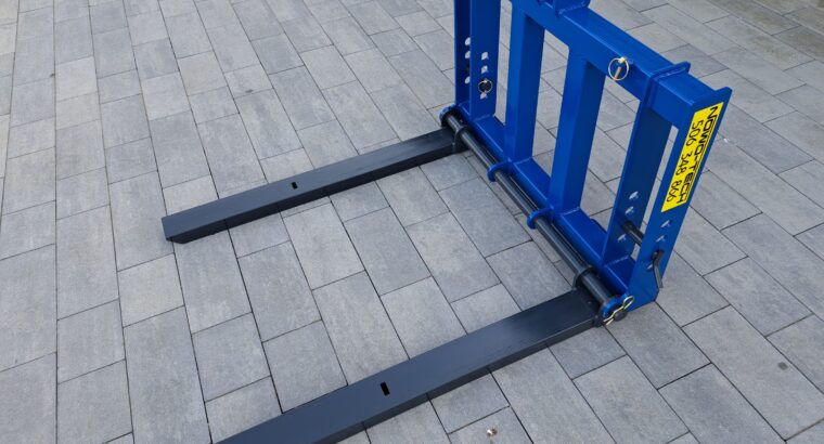 paleciak na tył ciągnika z regulacją szerokości, widły do palet,nowość