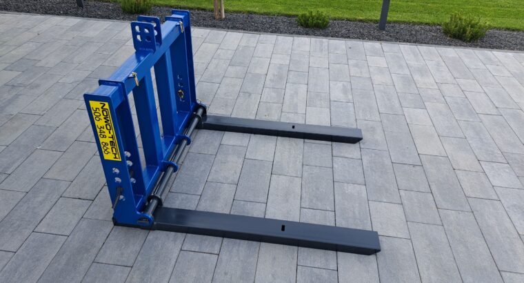 paleciak na tył ciągnika z regulacją szerokości, widły do palet,nowość