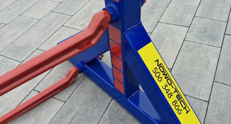 widły do bel 3 kły, balotów, igła, podnośnik do siana na tył ciągnika, tuz