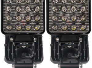 LAMPA ROBOCZA LEDOWA 48 LED 9-30V 16X3W 125x107MM ALUMINIOWA OBUDOWA