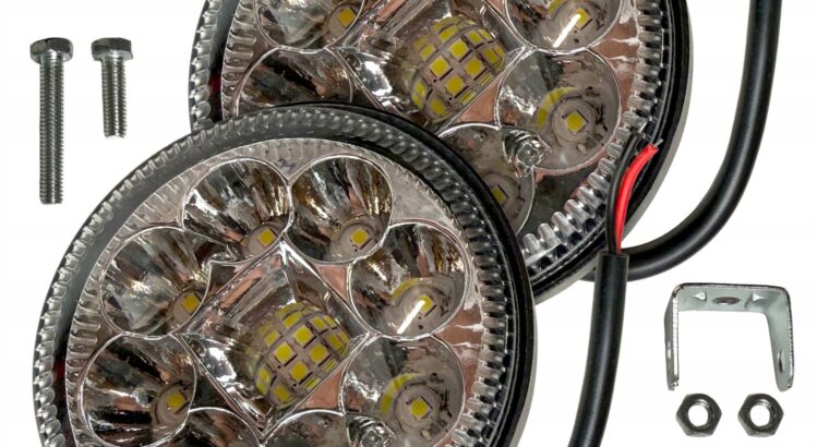 LAMPA ROBOCZA HALOGEN LED 12 LED OKRĄGŁA...