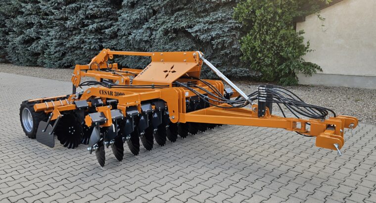 Agregat talerzowy ROLY CESAR brona talerzowa półzawieszana wał oponowy