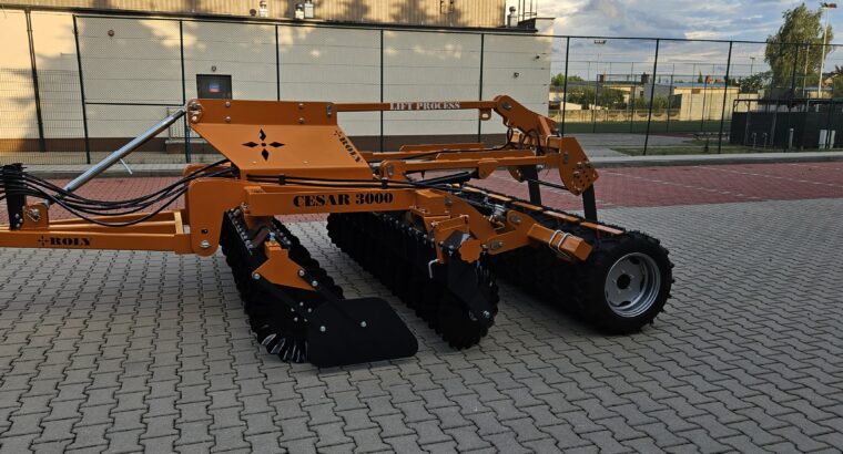 Agregat talerzowy ROLY CESAR brona talerzowa półzawieszana wał oponowy