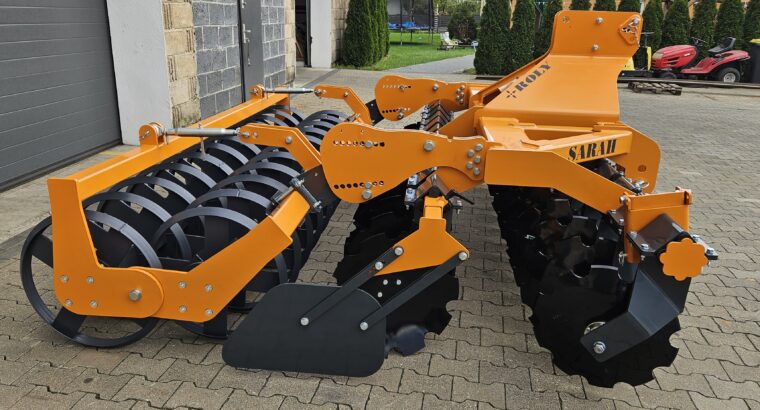 Brona talerzowa ROLY SARAH 3000 wał tandem Vring