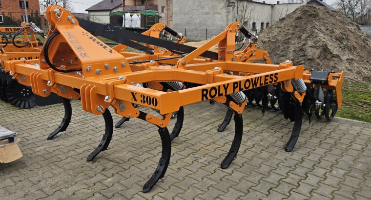 ROLY PLOWLESS X 300 agregat podorywkowo – bezorkowy DELTA FLEX zabezpieczenie podwójne sprężynowe