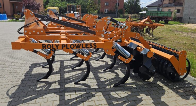 ROLY PLOWLESS X 300 agregat podorywkowo – bezorkowy DELTA FLEX zabezpieczenie podwójne sprężynowe